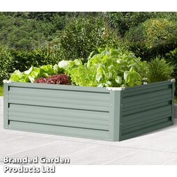 Metal Raised Garden Bed - Sage Green