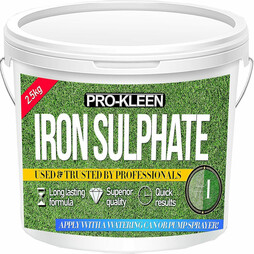 ProKleen Iron Sulphate Grass Green Lawn Tonic Feed Soluble Dry Powder 2.5KG