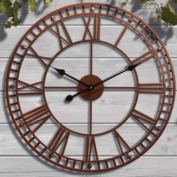 Roman Numeral Garden Wall Clock