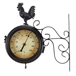 Wall Mounted Metal Rooster Clock